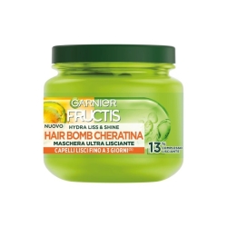 Garnier Fructis Hydra Liss & Shine Hair Bomb Cheratina Maschera Ultra Lisciante 320 Ml