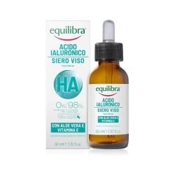 Equilibra Acido Ialuronico Siero Viso Con Aloe Vera E Vitamina E 60 ml
