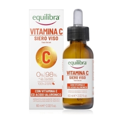 Equilibra Vitamina C Siero Viso Con Vitamina E Ed Acido Ialuronico 60 ml
