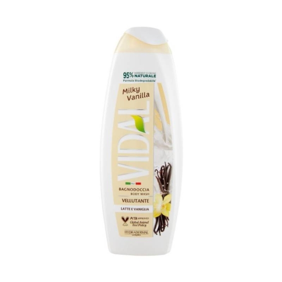 Vidal Latte E Vaniglia Bagnodoccia Vellutante 500 Ml