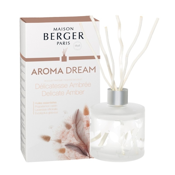Maison Berger Paris Aroma Dream Délicatesse Ambrée Diffusore Per Ambienti In Vetro Da 180 Ml