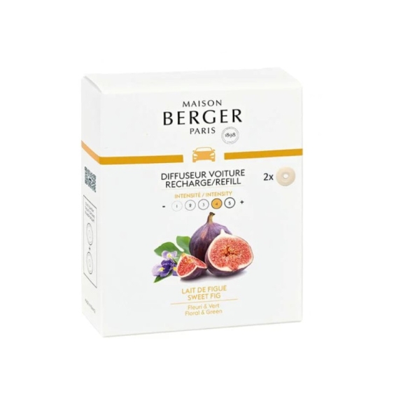 Maison Berger Paris Lait De Figue 2 Ricariche Per Diffusore Auto