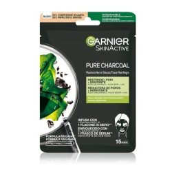 Garnier SkinActive Pure Charcoal Maschera Viso in Tessuto