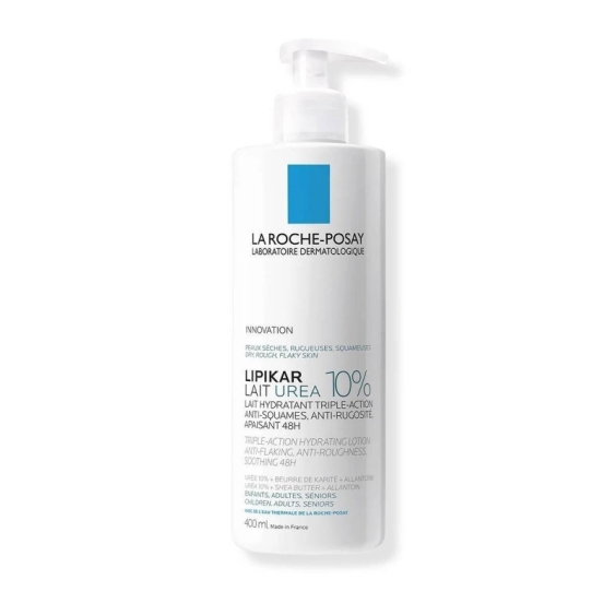 La Roche-Posay Lipikar Urea 10% Lozione Idratante Per Pelle Molto Secca 400 ml