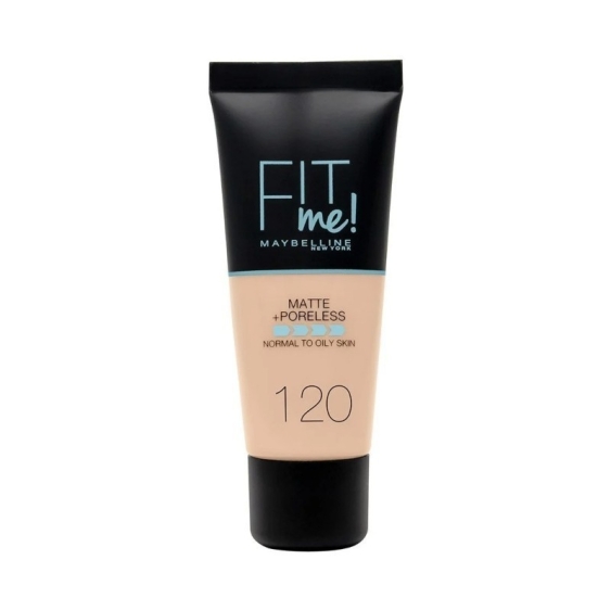 Maybelline Fit Me Matt + Poreless Fondotinta Liquido - 120 Classic Ivory