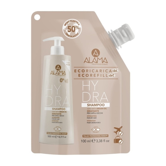 Alama Hydra Shampoo Idratante Per Capelli Secchi Ecoricarica 100 ml