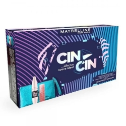 Maybelline Lash Sensational Mascara + Vinyl Ink Rossetto 35 Cheeky Cofanetto Makeup