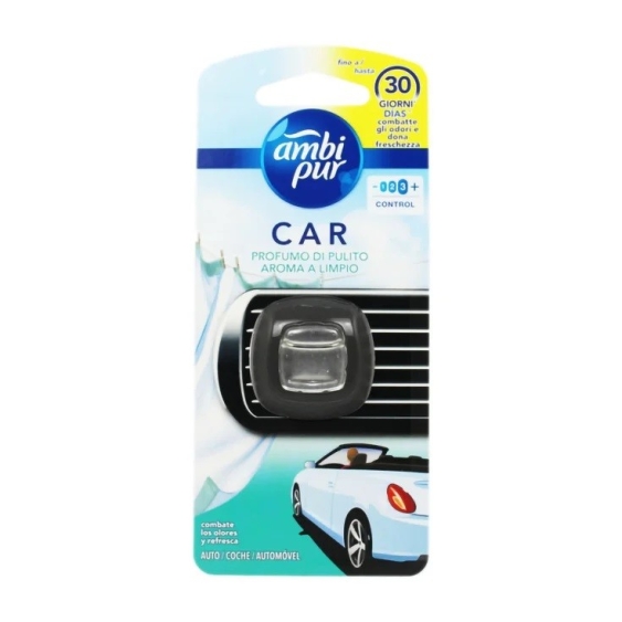 Ambi Pur Car Profumatore Auto Usa E Getta - Profumo Di Pulito