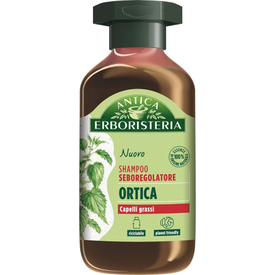Antica Erboristeria Shampoo Seboregolatore All'Ortica Per Capelli Grassi 250 ml