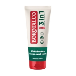 Borotalco Uomo Doccia-Shampoo 3 In 1 Profumo Di Borotalco 200 ml