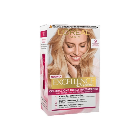 L'Oreal Paris Excellence Crema Colorante - 9 Biondo Chiarissimo