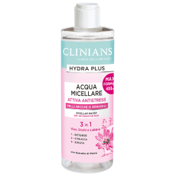 Clinians Hydra Plus Attiva Antistress Acqua Micellare Pelli Secche o Sensibili 400 ml