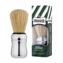 Proraso pennello da barba professionale con setole naturali