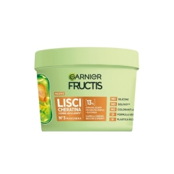Garnier Fructis Lisci Cheratina Maschera Per Capelli Lisci & Lucenti A Lungo 370 ml