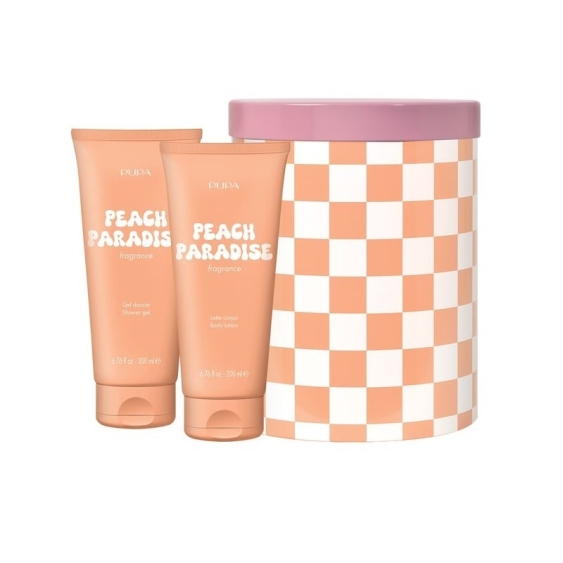 Pupa Happy Box Peach Paradise Gel Doccia + Latte Corpo Cofanetto