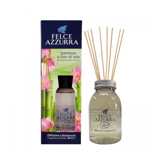 Felce Azzurra Bamboo E Fiori Di Loto Diffusore A Bastoncini 120 Ml