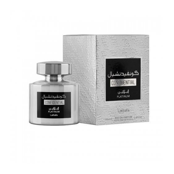 Lattafa Confidential Platinum Eau De Parfum 100 Ml
