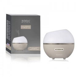 Millefiori Milano Hydro Mezza Sfera Diffusore Di Fragranza Ad Ultrasuoni Colore Bianco Tortora