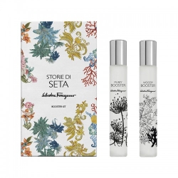 Salvatore Ferragamo Storie Di Seta Booster Kit Musky 10 Ml + Woody 10 Ml