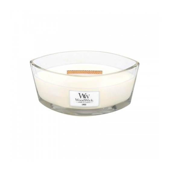 Woodwick Linen Candela Profumata Ellittica 453 G