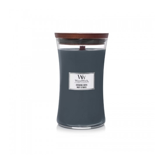Woodwick Evening Onyx Candela Profumata Clessidra Grande 609 G