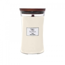 Woodwick Linen Candela Profumata Clessidra Grande 609 G