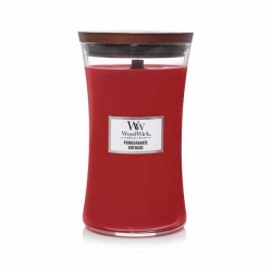 Woodwick Pomegranate Candela Profumata Clessidra Grande 609 G