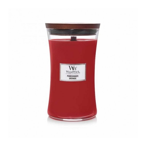 Woodwick Pomegranate Candela Profumata Clessidra Grande 609 G