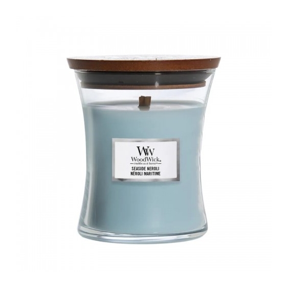 Woodwick Seaside Neroli Candela Profumata Medium 275 G