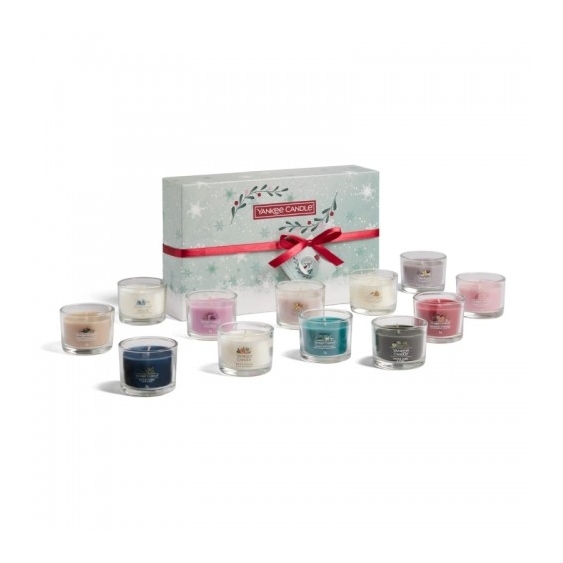 Yankee Candle Confezione Regalo Con 12 Candele Votive In Vetro