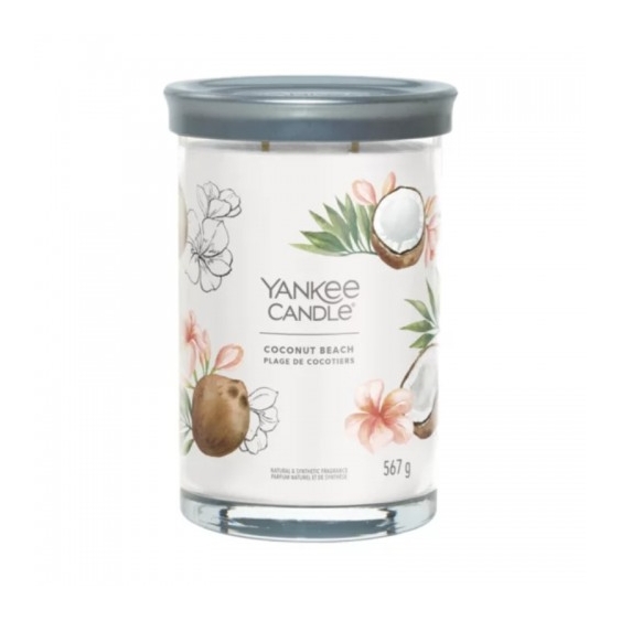 Yankee Candle Coconut Beach Candela Profumata Tumbler Grande 567 G