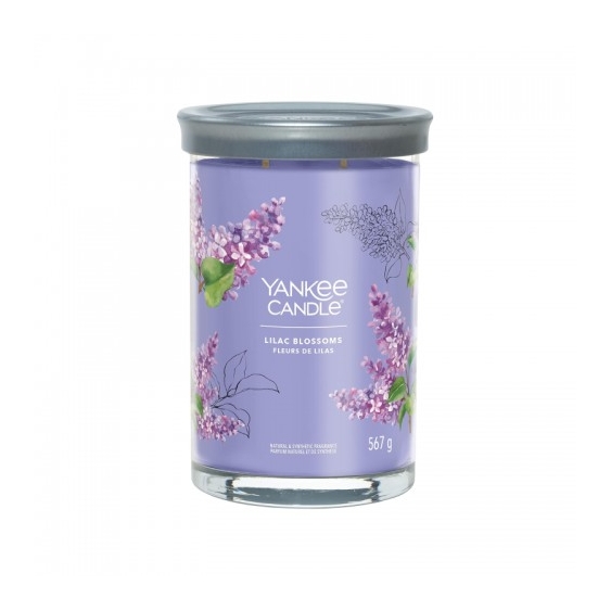 Yankee Candle Lilac Blossoms Candela Tumbler Signature Grande 567G