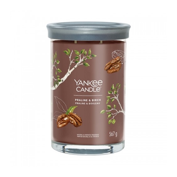 Yankee Candle Praline & Birch Candela Profumata Tumbler Grande 567 G