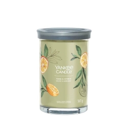 Yankee Candle Sage & Citrus Candela Signature Tumbler Profumata Grande