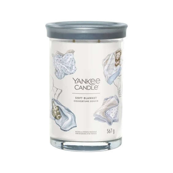Yankee Candle Soft Blanket Candela Signature Tumbler Profumata Grande