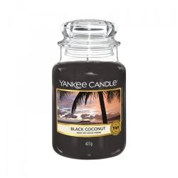 Yankee Candle Candela Profumata In Giara Grande Black Coconut