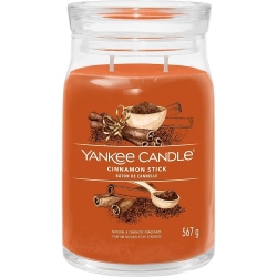 Yankee Candle Cinnamon Stick Candela Signature Jar Profumata Grande