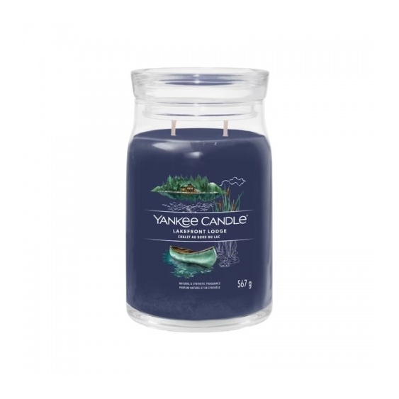 Yankee Candle Lakefront Lodge Candela Profumata In Giara Grande 567 G