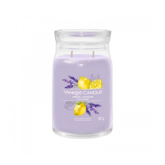 Yankee Candle Lemon Lavander Candela Profumata In Giara Grande 567 G