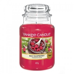 Yankee Candle Red Raspberry Candela Profumata In Giara Grande 623 G