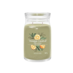 Yankee Candle Sage & Citrus Candela Signature Jar Profumata Grande