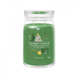 Yankee Candle Shimmering Christmas Tree Candela Profumata Giara Grande 567 G