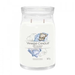 Yankee Candle Soft Blanket Candela Signature Jar Profumata Grande