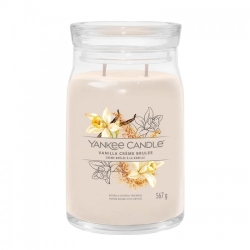 Yankee Candle Vanilla Crème Brûlée Candela Signature In Giara Grande 567 G