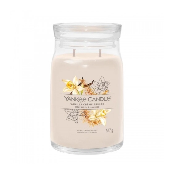 Yankee Candle Vanilla Crème Brûlée Candela Signature In Giara Grande 567 G