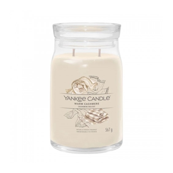 Yankee Candle Warm Cashmere Candela Signature In Giara Grande 567 G