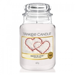 Yankee Candle Snow In Love Candela Profumata Giara Grande 623 G