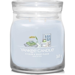 Yankee Candle A Calm & Quiet Place Candela Signature Jar Profumata Media
