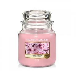 Yankee Candle Cherry Blossom Candela Profumata Media In Barattolo
