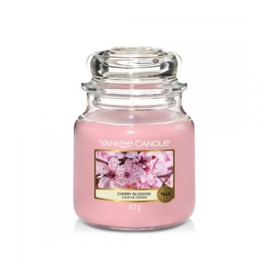 Yankee Candle Cherry Blossom Candela Profumata Media In Barattolo